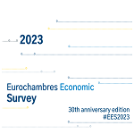Raziskava Eurochambres: Kazalnik poslovnega zaupanja za leto 2023 na dnu 